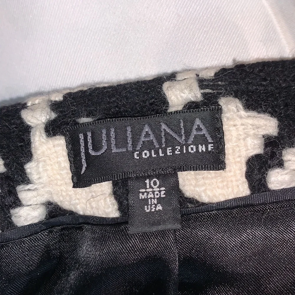 Juliana Collzione Houndstooth Wool Jacket - Picture 8 of 10